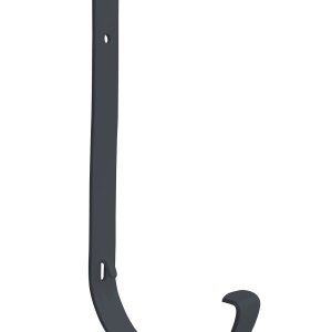 Кронштейн желоба Классика Полоса ПВХ Grand Line 120 металлический графит (RAL 7024)