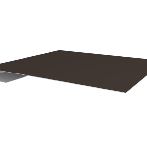 Планка завершающая 0,5 Satin Matt TX RR 32 темно-коричневый (2м)