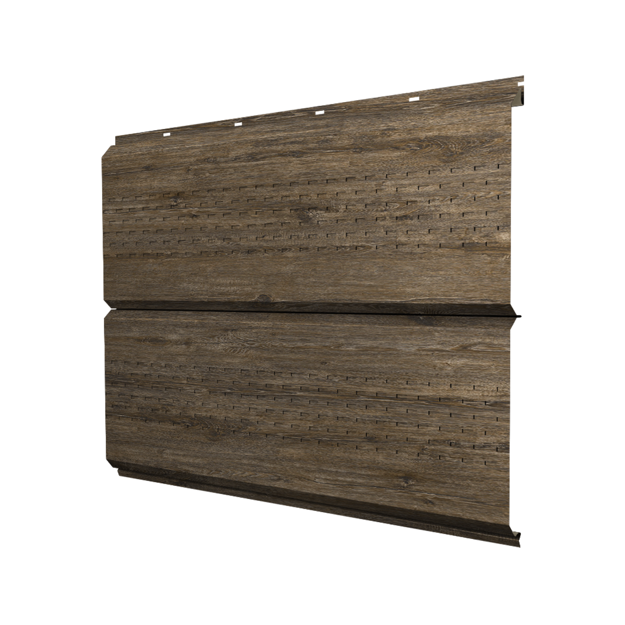 Софит ЭкоБрус new c перфорацией 0,45 Print Elite Nordic Wood TwinColor