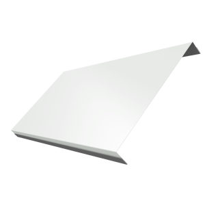 Ламель обратная 200 забора жалюзи Texas 0,5 Satin с пленкой RAL 9003 сигнальный белый