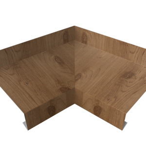 Угол отлива внутренний 50 0,45 Print Premium с пленкой Pine Wood Fresh