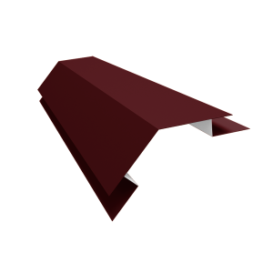 Планка угла внешнего сложного 135 градусов Экобрус Grand Line 0,45 Drap RAL 3005 красное вино (3м)