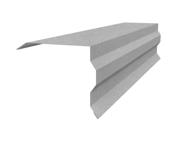Планка торцевая фигурная 100х85 0,4 Zn (3м)
