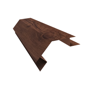 Планка угла внешнего сложного 135 градусов Блок-Хаус new Grand Line 0,4 Print Premium Cherry Wood Fresh TwinColor (3м)