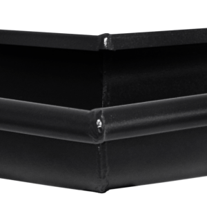 Угол желоба внешний 135 гр 125 мм Matte PU RAL 9005