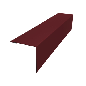 Планка завершающая 50х50 жалюзи Milan 0,5 Satin Matt TX RAL 3005 красное вино (2м)