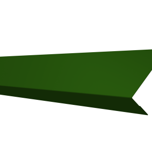 Ламель обратная 50 забора жалюзи Texas 0,45 PE с пленкой RAL 6002 лиственно-зеленый