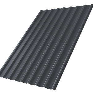 Профнастил С20R 0,45 Drap TwinColor RAL 7024 мокрый асфальт