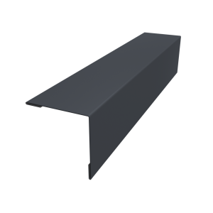 Планка завершающая 50х50 жалюзи Milan 0,45 Drap RAL 7024 мокрый асфальт (2,5м)