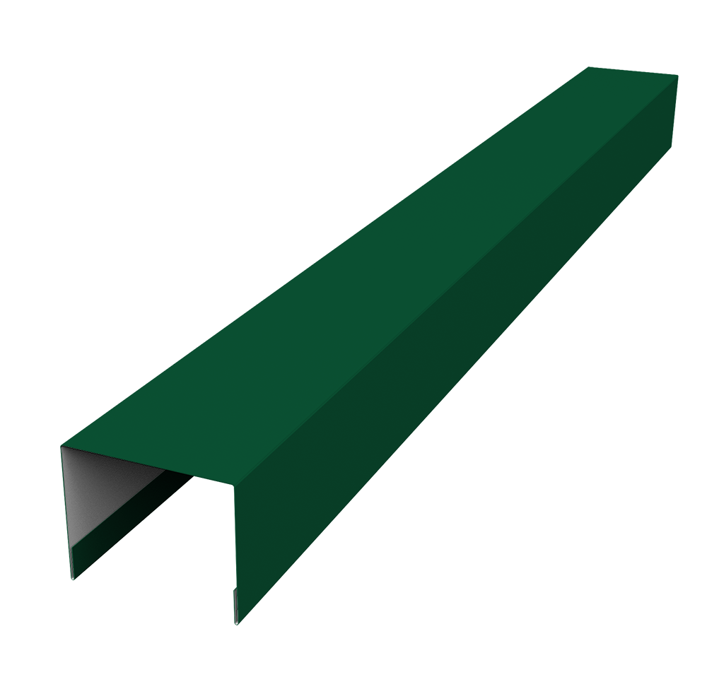 Крышка жалюзи Palermo 0,5 Satin RAL 6005 зеленый мох (3м)
