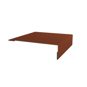 Планка мансардная 0,5 Velur X RAL 8004 терракота (2м)