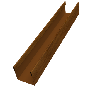 Стойка жалюзи Milan Slim 0,45 Print-double Elite Golden Wood (1,8м)