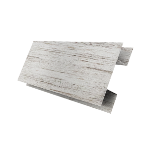 Планка H-образная Экобрус 0,45 Print Elite с пленкой Snow Wood TwinColor (2м)