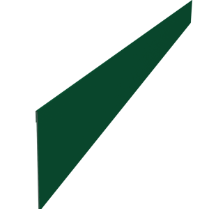 Ламель забора жалюзи Palermo 0,45 PE RAL 6005 зеленый мох