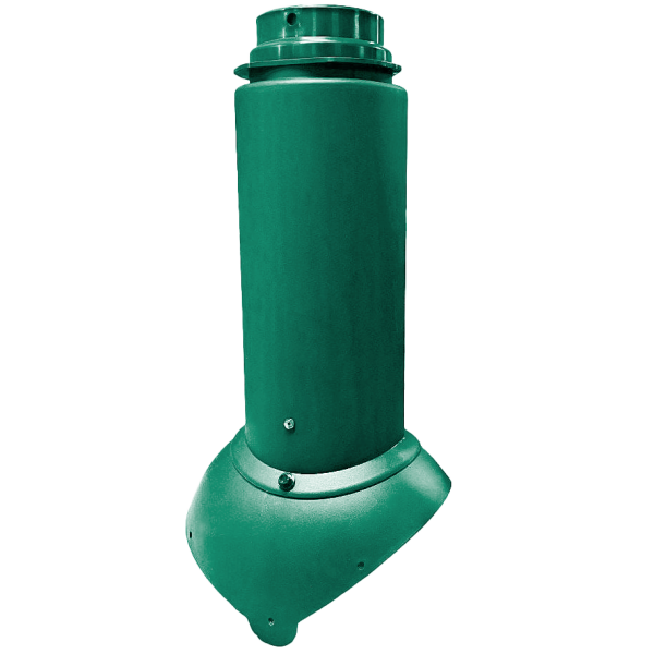 Выход канализации Krovent Pipe-VT 110/125 Изолированный зелёный