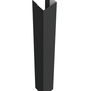 Стойка жалюзи Texas для монтажа без крепежного вкладыша 0,5 Satin RAL 7016 антрацитово-серый (2,5м)