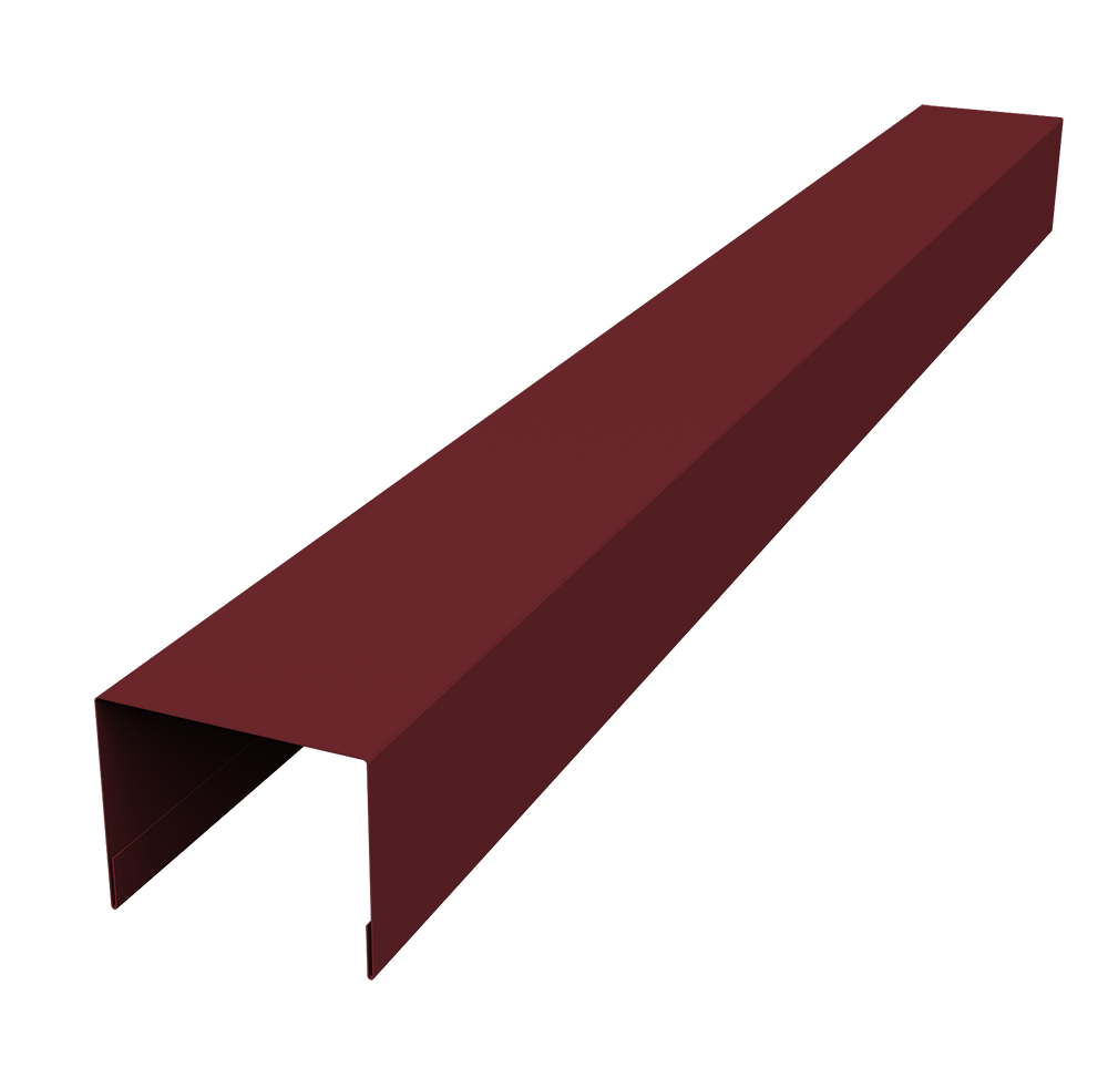 Крышка жалюзи Palermo 0,45 PE-Double RAL 3005 красное вино (2,5м)