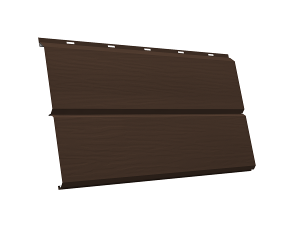 ЭкоБрус new 3D 0,45 Drap TX с пленкой RAL 8017 шоколад