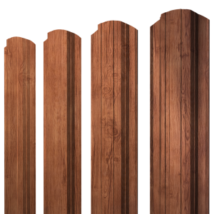Штакетник Прямоугольный фигурный 0,45 Print Premium Rowan Wood Intense FTC