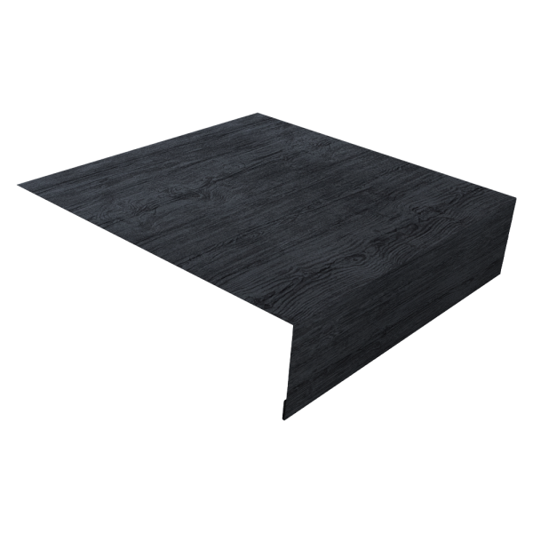 Планка околооконная простая 200х50 0,45 Print Premium Grey Wood TwinColor (3м)