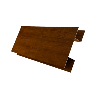 Планка H-образная Экобрус 0,45 Print Premium с пленкой Golden Wood Intense FTC (2м)