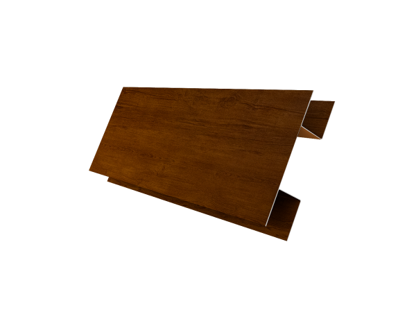 Планка H-образная Экобрус 0,45 Print Premium с пленкой Golden Wood Intense FTC (2м)