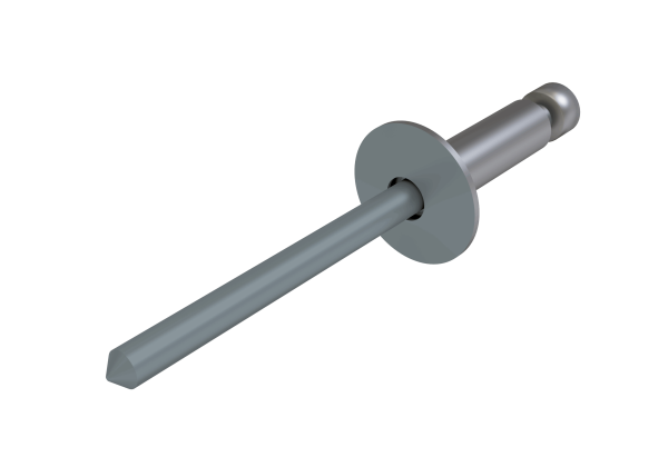 Заклёпка вытяжная Daxmer 4,8х21х14 (200шт) нерж/нерж RAL 7024