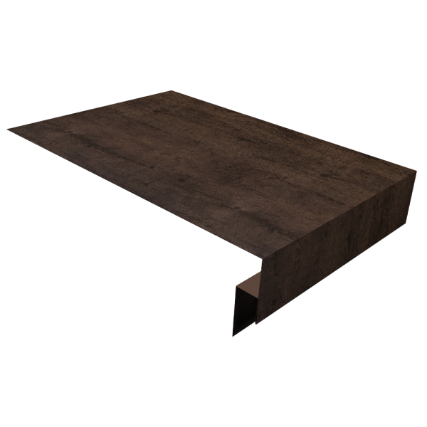 Планка околооконная сложная 250х50х18 (j-фаска) 0,45 Print Elite Antique Wood TwinColor (2м)