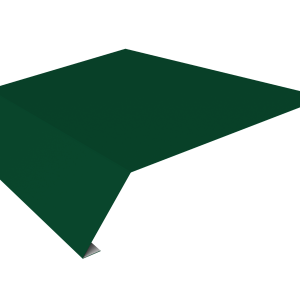 Планка карнизная 135х50 Фартук S14 над желобом 0,45 Drap TX RAL 6005 зеленый мох (2м)