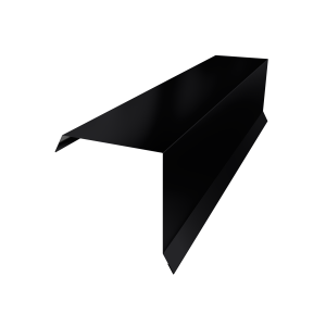 Планка торцевая 95х95 0,5 PurPro Matt 275 RAL 9005 черный (3м)