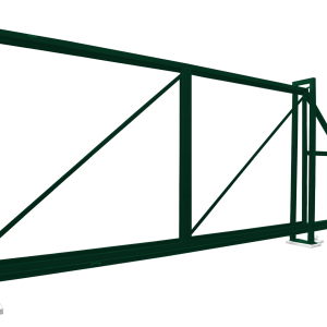 Ворота откатные Colority Zinc 2,03x5,5 RAL 6005