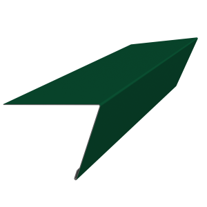 Планка капельник обратный 105х80 Фартук S16 0,45 Drap TX RAL 6005 зеленый мох (3м)