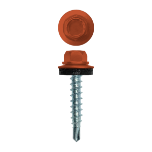 Саморез кровельный 4,8х29 (250шт) сверло №1 RAL 8004