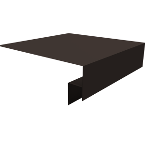 Планка околооконная сложная Экобрус Grand Line 200х50х25 0,45 Drap-double TX RR 32 темно-коричневый (3м)