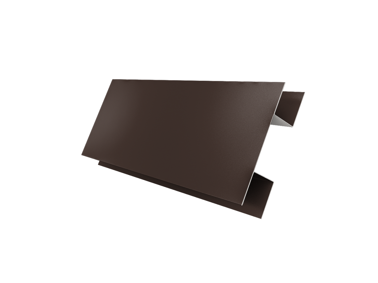 Планка H-образная Блок-Хаус new Grand Line 0,5 PE с пленкой RAL 8017 шоколад (2м)