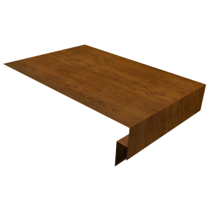 Планка околооконная сложная 250х50х12 (j-фаска) 0,45 Print Elite Golden Wood TwinColor (2м)
