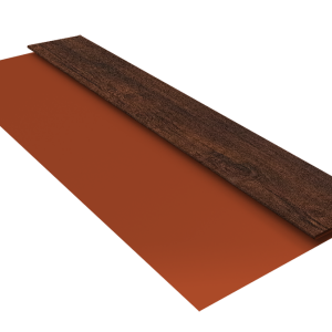 Планка стартовая Блок-Хаус new Grand Line 0,45 Print Premium Cherry Wood Dark FTC (3м)