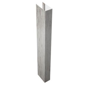 Стойка Texas для калиток и ворот 0,45 Print Elite Snow Wood TwinColor (2,5м)