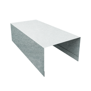 Крышка для забора из сайдинга (Блок-хаус new) 0,5 Zn (2,5м)