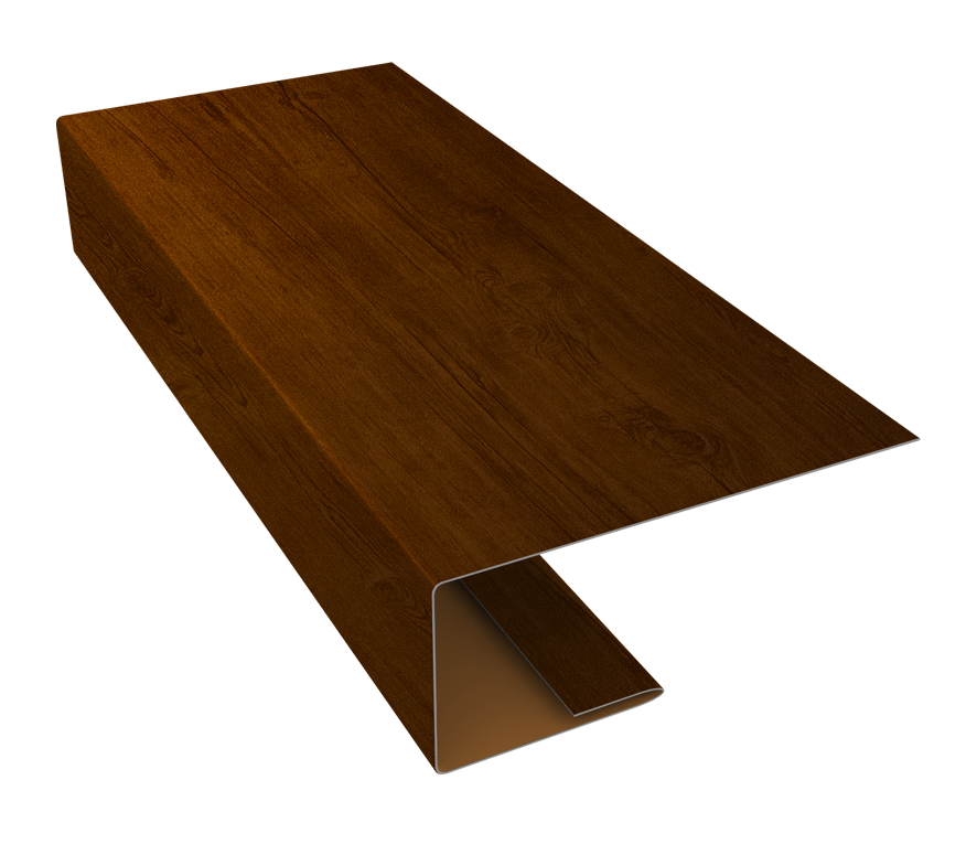 J-Профиль 18мм 0,4 Print Premium Golden Wood Intense FTC (3м)