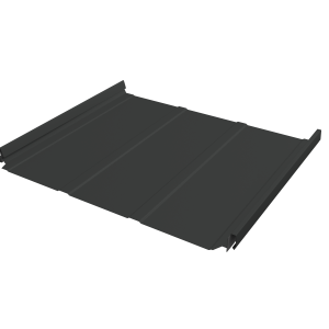 Кликфальц Pro Line Grand Line 0,5 GreenCoat Pural BT, matt с пленкой на замках RR2H3 (RAL 7016 антрацитово-серый)