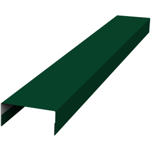 Крышка 30х20 жалюзи Texas 0,5 Satin RAL 6005 зеленый мох (3м)