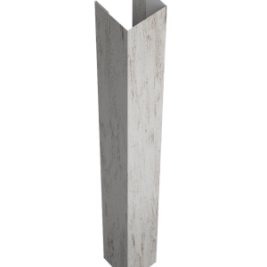 Стойка жалюзи Texas для монтажа с крепежным вкладышем 0,45 Print Elite Snow Wood TwinColor (2,5м)