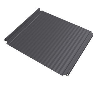 Кликфальц Double Pro Gofr Grand Line 0,45 Drap TX с пленкой на замках RAL 7004 сигнальный серый