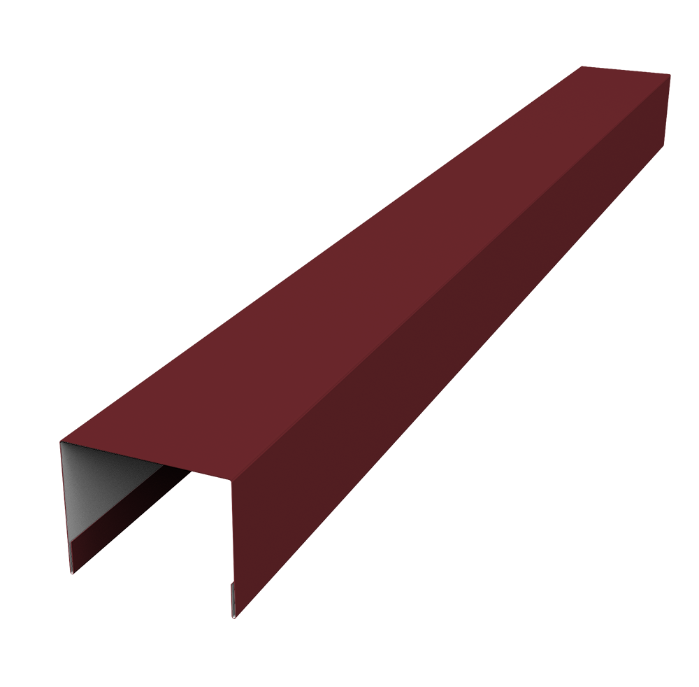 Крышка жалюзи Palermo 0,45 Drap TX RAL 3005 красное вино (3м)