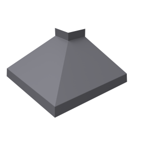 Угол отлива внешний 150 0,5 PE с пленкой RAL 7004 сигнальный серый