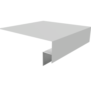 Планка околооконная сложная 200х50х18 (j-фаска) 0,45 Drap TX RAL 7047 телегрей 4 (3м)