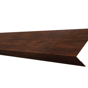 Ламель обратная 50 забора жалюзи Texas 0,45 Print-double Premium с пленкой Cherry Wood Dark F