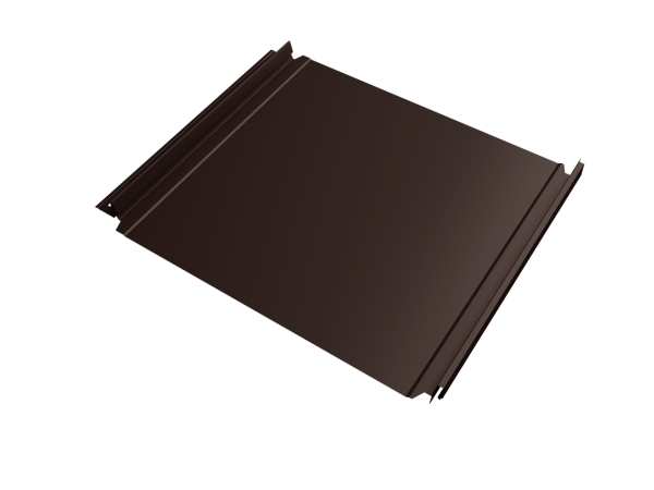 Кликфальц Double Pro Grand Line 0,45 Drap TwinColor с пленкой на замках RAL 8017 шоколад