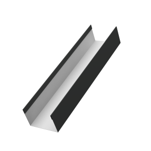 Стойка жалюзи Milan,Tokyo 0,5 GreenCoat Pural BT, matt RR2H3 (RAL 7016 антрацитово-серый) (3м)